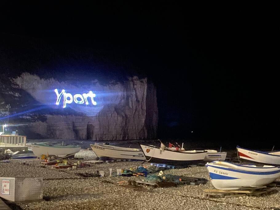 Yport, Maison De Pecheur Avec Jolie Terrasse. Bagian luar foto